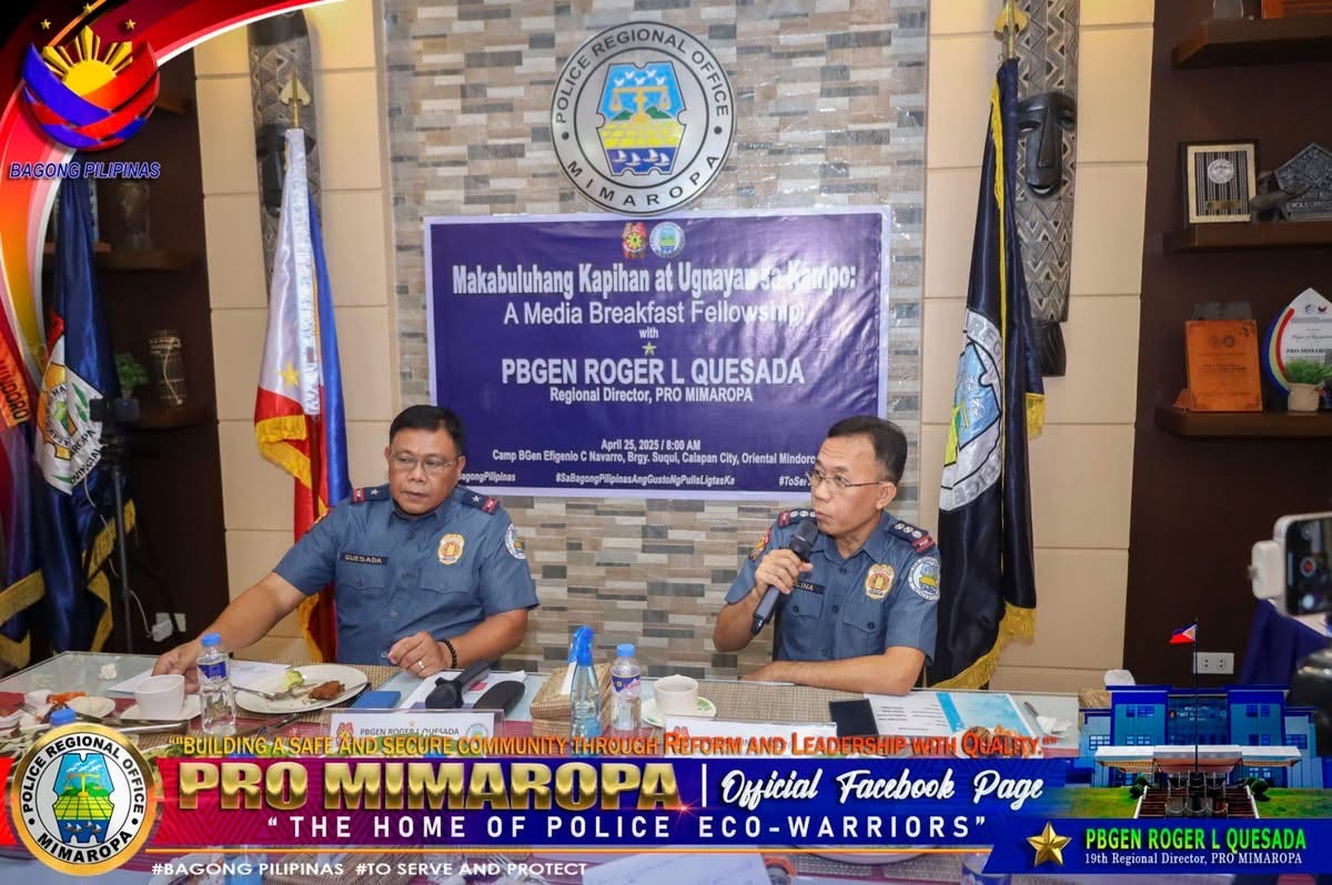 Krimen sa MIMAROPA Region, bumaba ng 20.48%,  ayon sa Police Regional Office
