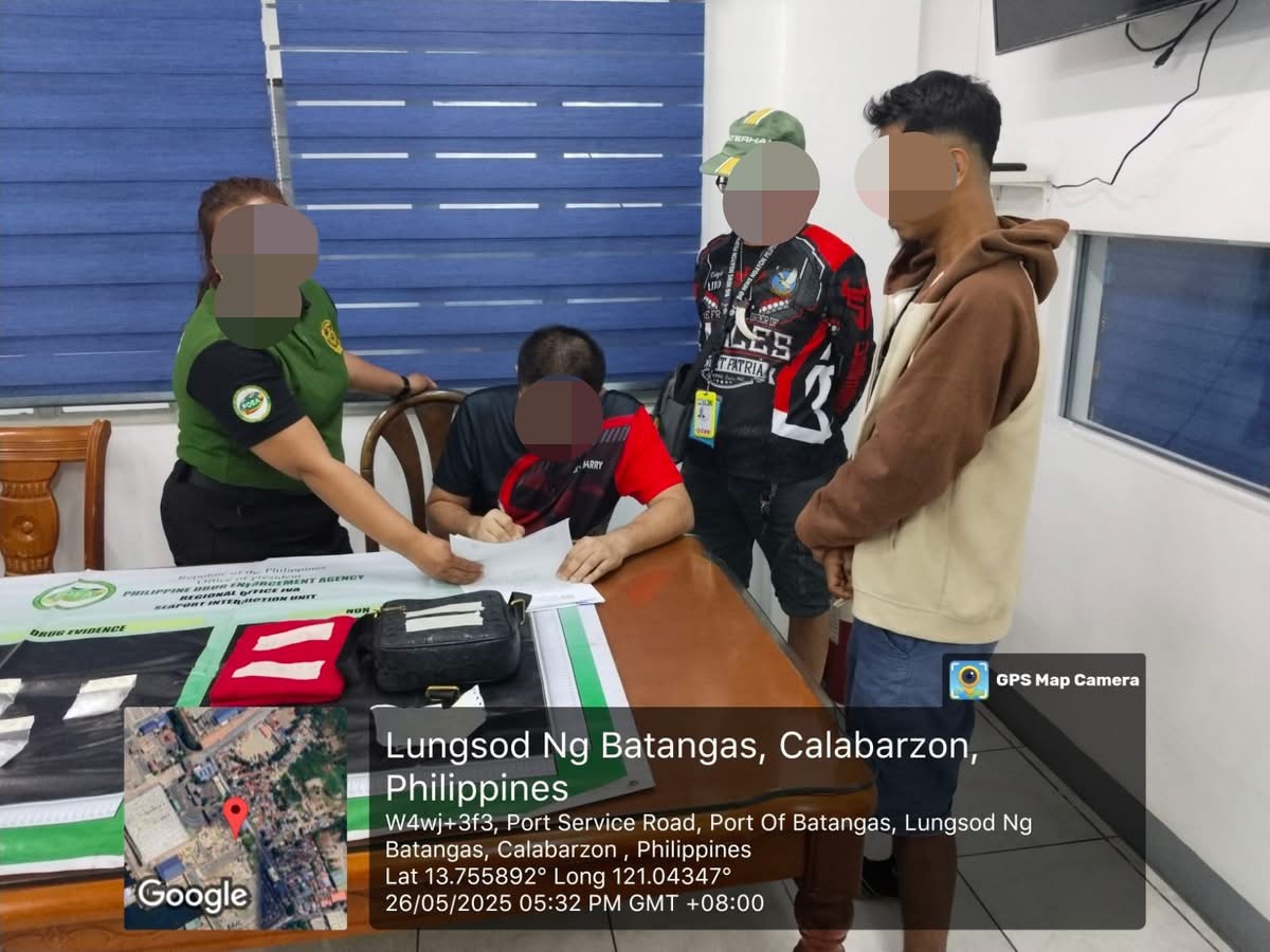 PHP 500K halaga ng shabu, nasabat sa Batangas Port, 1 arestado